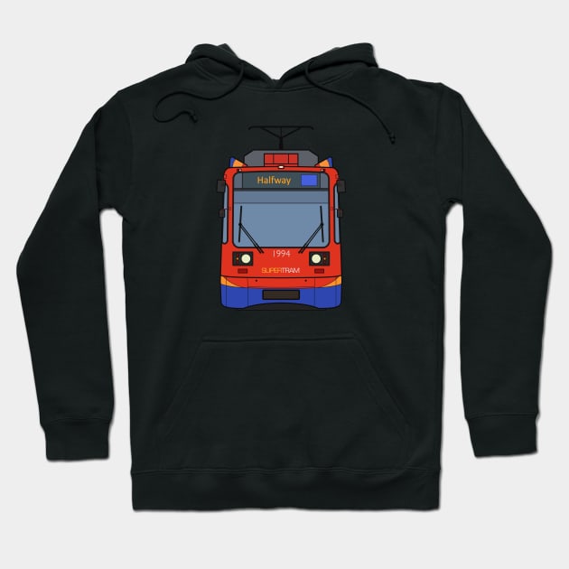 Sheffield Tram Hoodie by charlie-care